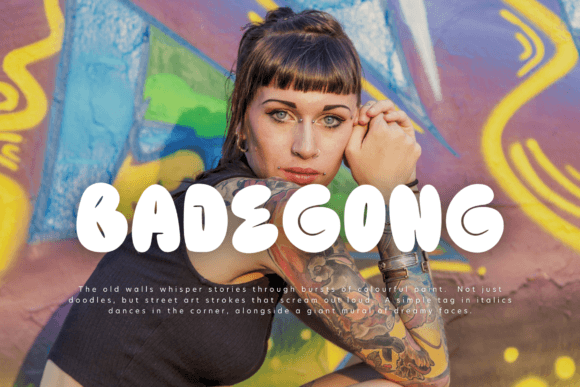 Badegong: Elevating Creative Projects with Quirky Typography