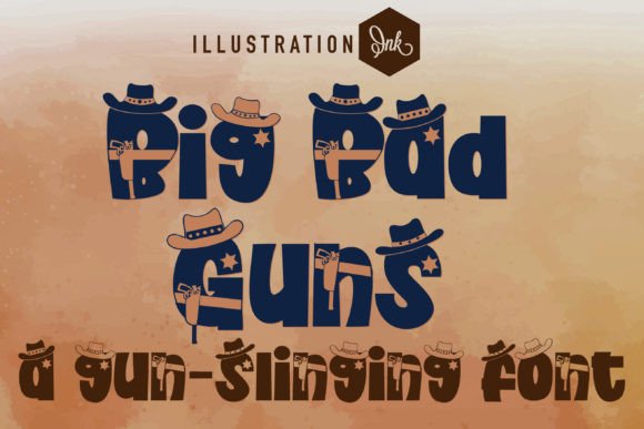 Big Bad Guns: A Bold Display Font for Impact