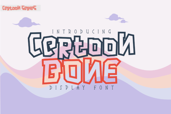 Certoon Bone: Minimalist Outline Typography