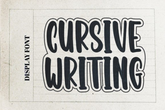 Cursive Writing: A Playful Font for Cheerful Designs