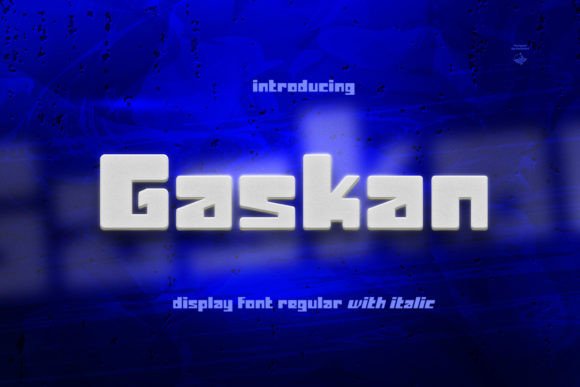 Gaskan: The Futuristic Bold Display Typeface Redefining Modern Visual Identity