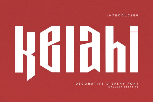 Kelahi: Bold Display Font for Creative Designs
