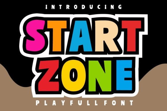 Start Zone: The Playful Display Font That Demands Attention