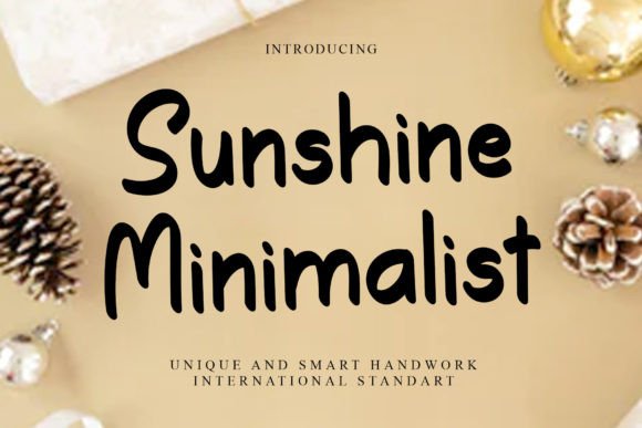 Sunshine Minimalist: Evaluating a Handwritten Font for Modern Design Projects