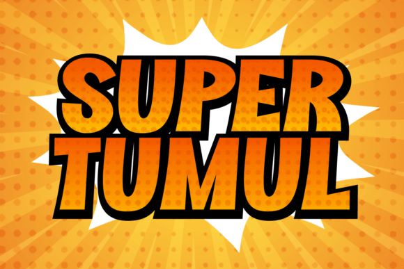 Super Tumul: Evaluating a Bold Comic Font for Dynamic Visual Storytelling